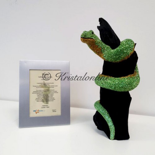 Swarovski Crystal | H.Q. Starline | Snake - Green | HQ0024007